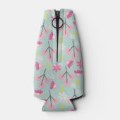 Rosa Bunnies und Blume Flaschenkühler (Rückseite)