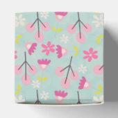 Rosa Bunnies und Blume Geschenkschachtel (Oben)