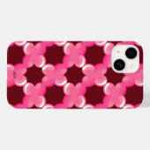 Rosa Burgund Valentinstag Geschenk Case-Mate iPhone Hülle (Rückseite (Horizontal))
