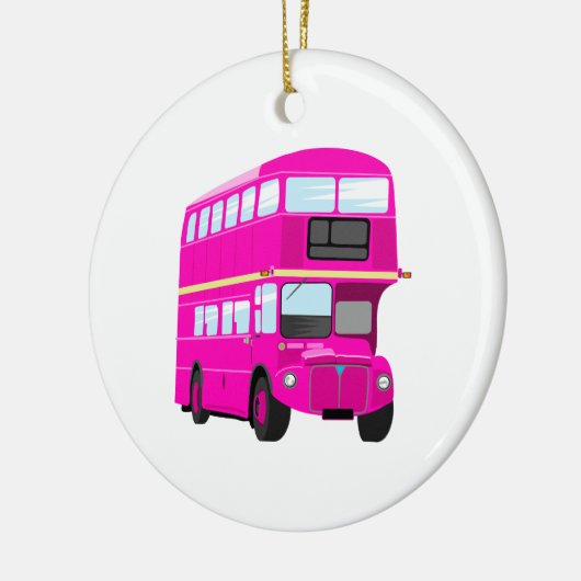 Rosa Bus Keramikornament (Links)