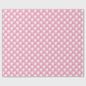 Rosa Büschelperlen Geschenkpapier (Flach)