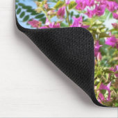 Rosa Bush-Blumen Mousepad (Ecke)