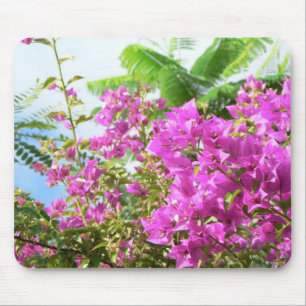 Rosa Bush-Blumen Mousepad