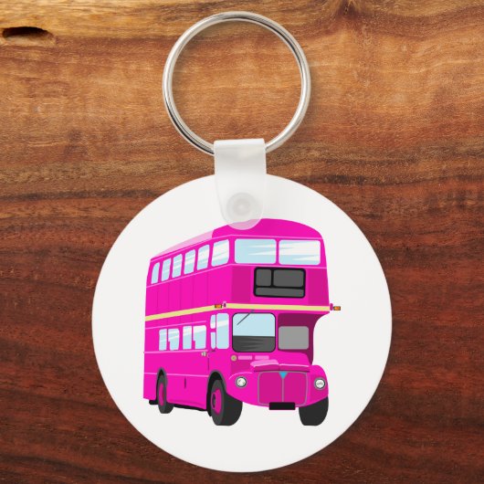 rosa Busse Schlüsselanhänger (Vorderseite)