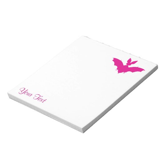 Rosa Butter Notizblock (Rotiert)