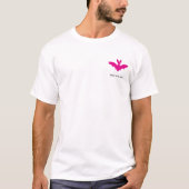 Rosa Butter T-Shirt (Vorderseite)