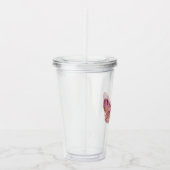 Rosa Butterfly Acryltrinkbecher (Rechts)