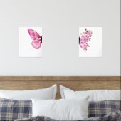 Rosa Butterfly Bilderwand Sets (Schlafzimmer)