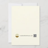 Rosa Butterfly Einladung (Rückseite)