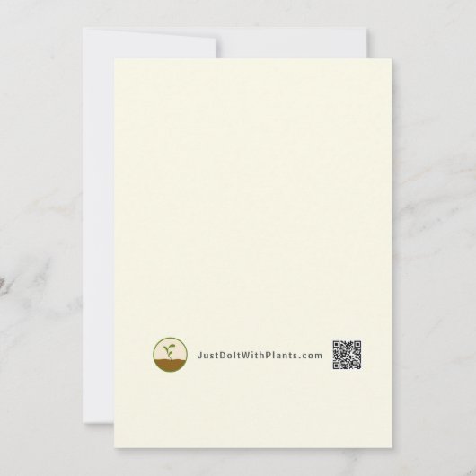 Rosa Butterfly Einladung (Rückseite)