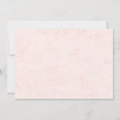 Rosa Butterfly Floral Girl Geburtstag Einladung (Rückseite)