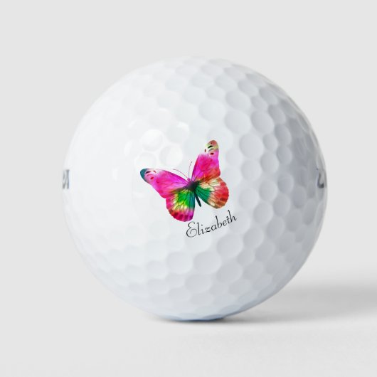 Rosa Butterfly Golfball (Vorderseite)