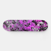 Rosa Butterfly Graffiti Skateboard (Horizontal)