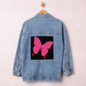 Rosa Butterfly Jeansjacke (Hangar)