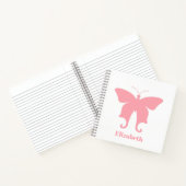 Rosa Butterfly Notizblock (Innenseite)