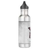 Rosa Butterfly Personalisiert Edelstahlflasche (Links)