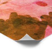 Rosa Butterfly Poster (Ecke)