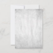 Rosa Butterfly Wedding RSVP Card (Rückseite)