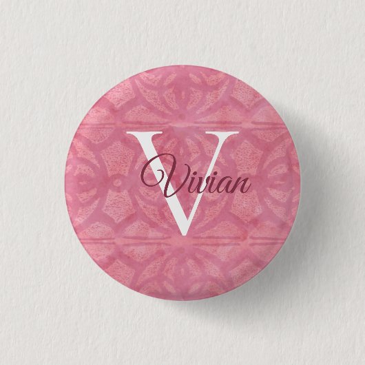 Rosa Button (Vorderseite)