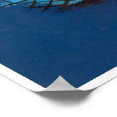 Rosa Button nach oben Poster (Ecke)