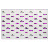 Rosa C7 Korvette Handgezeichnete Sketch-Fabrik Stoff (Fat Quarter (45,7 x 55,9 cm))