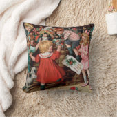 Rosa C. Petherick: Der Weihnachtskorb Kissen (Decke)