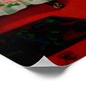 Rosa C. Petherick: Weihnachts-Shopping Poster (Ecke)