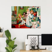 Rosa C. Petherick: Weihnachts-Shopping Poster (Heimbüro)