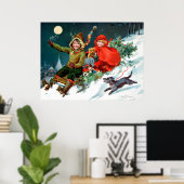 Rosa C. Petherick: Weihnachts-Shopping Poster (Heimbüro)