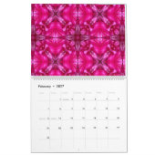 Rosa Cabbage-Rose Kalender (Feb 2027)