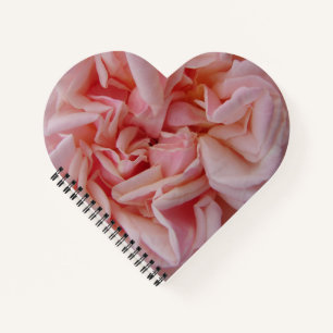 Rosa Cabbage Rose Vintage Blume Erröten Blume nich Notizblock