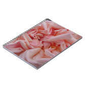 Rosa Cabbage Rose Vintage Blume Rosa Blume Notizblock (Linke Seite)