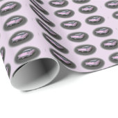 Rosa Cadillac Flash Geschenkpapier (Rolleneckpunkt)