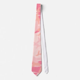 Rosa Camo - Mädchenhaftes Camo Krawatte