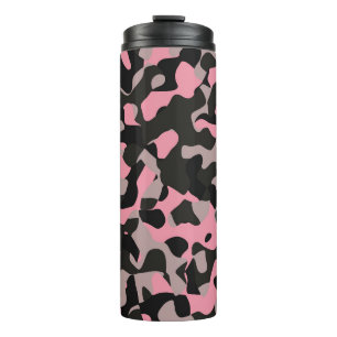 Rosa Camo Thermosbecher