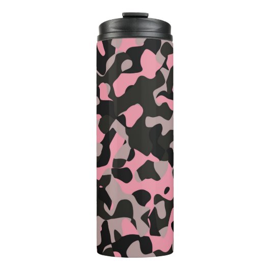Rosa Camo Thermosbecher (Vorderseite)
