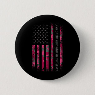 Rosa Camo USA-Flagge Militär-Tarnung abgenutzt Button