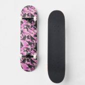 Rosa Camouflage, 7¾" Skateboard (Vorderseite)