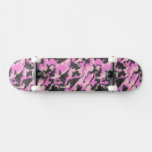 Rosa Camouflage, 7¾" Skateboard (Horizontal)