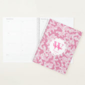 Rosa Camouflage Abstrakte Art Deco Planer (Anzeige)