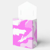 Rosa Camouflage Artwork Hintergrund Geschenkschachtel (Geöffnet)