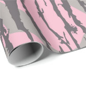Rosa Camouflage Bottomland Girls Botlandschaft Cam Geschenkpapier (Rolleneckpunkt)