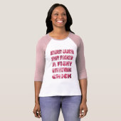 Rosa Camouflage-Brustkrebs-Shirt T-Shirt (Vorne ganz)