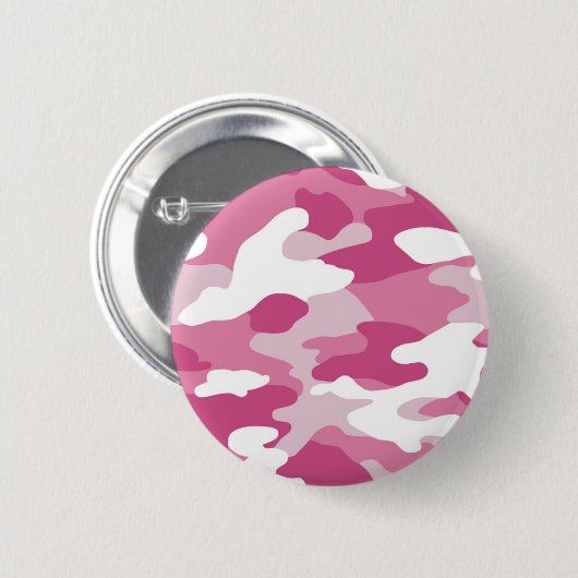 Rosa Camouflage Button (Vorne & Hinten)