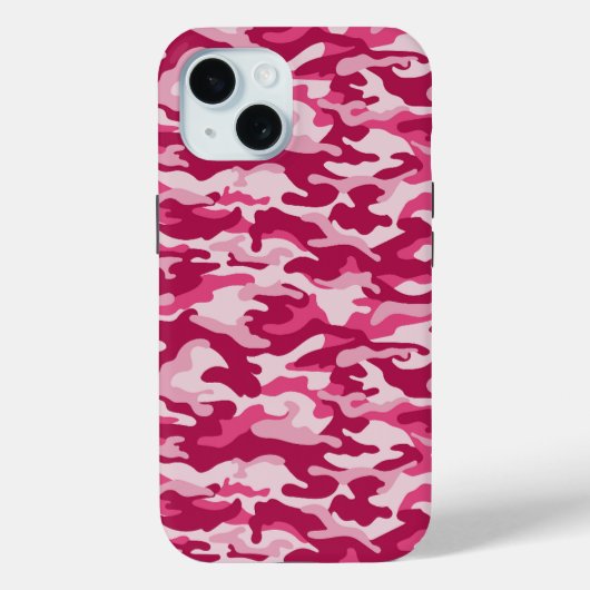 Rosa Camouflage Camouflage Case-Mate iPhone Hülle (Rückseite)