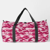 Rosa Camouflage Camouflage Duffle Bag (Rückseite)