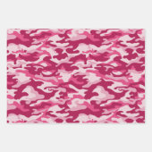 Rosa Camouflage Camouflage Geschenkpapier Set (Vorderseite 2)