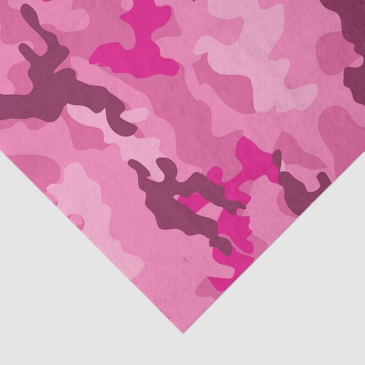 Rosa Camouflage Camouflage Girly Feminine Seidenpapier (Ausschnitt)