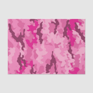Rosa Camouflage Camouflage Girly Feminine Seidenpapier