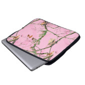 Rosa Camouflage Camouflage Jägerin 15" Notebook-Ca Laptopschutzhülle (Vorne Knopf)